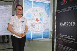 Nhà khoa học nữ 32 tuổi nhận giải thưởng Nghiên cứu trẻ xuất sắc về Vật lý. Nguồn: ZING