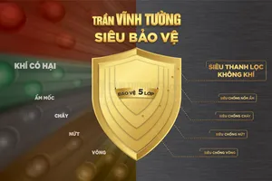 Ra mắt trần Vĩnh Tường siêu bảo vệ và thanh lọc không khí vượt trội