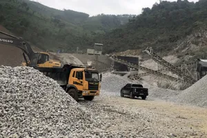 Khai thác đá vượt gần 100% công suất, doanh nghiệp bị phạt 700 triệu đồng