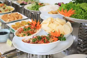 Buffet chay của khách sạn Bông Sen Sài Gòn