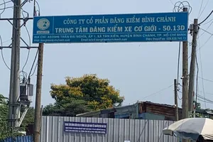 Khám xét thêm trung tâm đăng kiểm 50-13D