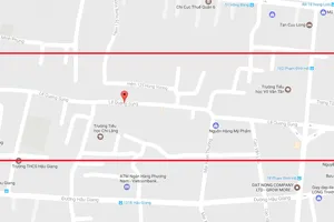 Từ nay đến ngày 8-10 cấm ô tô và xe 3 bánh lưu thông trên đường Lê Quang Sung (đoạn từ đường Mai Xuân Thưởng đến đường Minh Phụng)