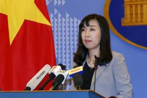 Người phát ngôn Bộ Ngoại giao Lê Thị Thu Hằng. ẢNh: TTXVN