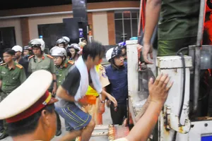 Các học viên tham gia gây rối ngày 7-11-2016 tại Cơ sở Điều trị nghiện ma túy tỉnh Đồng Nai  ​