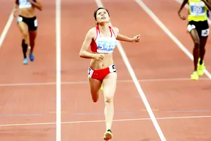 Nguyễn Thị Huyền vẫn là chỗ dựa vững chắc của điền kinh Việt Nam. Ảnh HÀ HƯNG