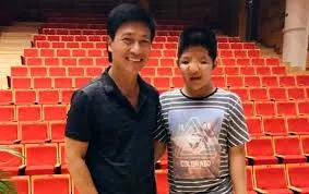 NSƯT Quốc Tuấn và con trai - Cu Bôm