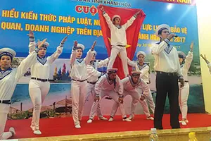 Phần thi của Đội Công ty Cổ phần Dệt may Nha Trang