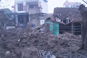 Hiện trường vụ nổ tại Bắc Ninh