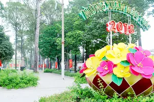 Công viên Văn Lang sau khi được nâng cấp. Ảnh: CAO THĂNG