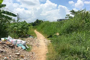  Nhà cửa, vườn tược của người dân đã bị treo 26 năm  trong khu đô thị Thăng Long  