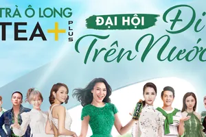 Sao việt thách đấu nhau đi trên nước tại sự kiện “TEA+ đi trên nước”