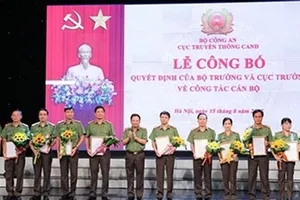 Cục Truyền thông Công an nhân dân được sáp nhập từ 3 đầu mối