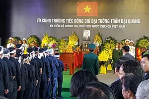 Lễ an táng Chủ tịch nước Trần Đại Quang tại quê nhà 
