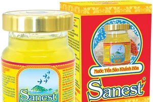 Công ty Yến Sào Khánh Hòa ra sản phẩm mới nước Yến Sào Sanest Đông Trùng Hạ Thảo