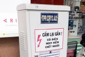 Đã thay tủ điện mới