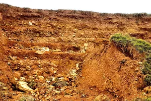 Kênh thủy lợi ngàn tỷ vừa sử dụng đã sạt lở