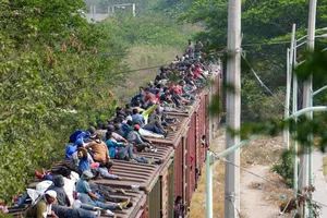 Người di cư tại biên giới Mexico trước khi tìm đường sang Mỹ