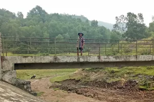 Đập thủy lợi Khe Ngang được đầu tư 14 tỷ đồng nhưng không tích được nước 