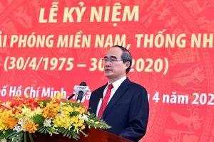 Toàn văn phát biểu của Bí thư Thành ủy TPHCM Nguyễn Thiện Nhân tại Lễ kỷ niệm 45 năm Ngày Giải phóng miền Nam, thống nhất đất nước