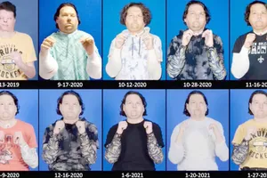 Quá trình biến đổi khuôn mặt của DiMeo qua thời gian