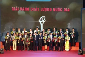 55 doanh nghiệp đoạt giải thưởng vàng chất lượng quốc gia