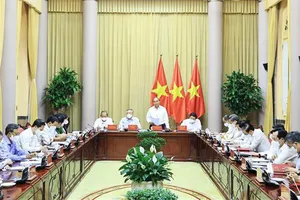 Toàn cảnh buổi làm việc. Ảnh: TTXVN