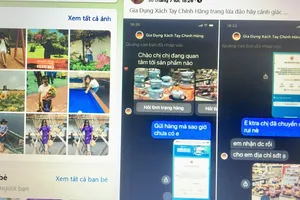 Khách hàng bị hại đã chỉ đích danh các fanpage,  chủ tài khoản lừa đảo trên Facebook cá nhân. Ảnh: TRUNG NGUYÊN