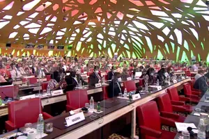 Quang cảnh Đại hội Liên minh Bưu chính thế giới (UPU) lần thứ 27