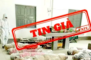 Tin giả về hình ảnh xác chết do Covid-19 tại TPHCM  trên mạng xã hội giữa tháng 7