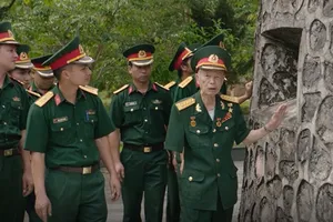 Cảnh trong phim "Chiến thắng biên giới thu đông - 1950"  do Điện ảnh Quân đội nhân dân sản xuất