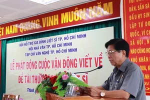 Tổ chức cuộc vận động viết về đề tài thương binh, liệt sĩ