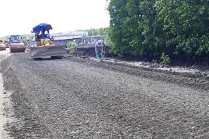 Thiếu vật liệu nâng cấp đường Hồ Chí Minh đoạn Năm Căn - Đất Mũi 