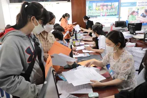 Thí sinh dự thi đánh giá năng lực đợt 1 năm 2022  do ĐH Quốc gia TPHCM tổ chức ngày 27-3