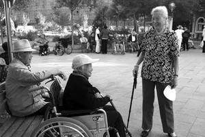 Người cao tuổi tại một nhà dưỡng lão ở Bắc Kinh