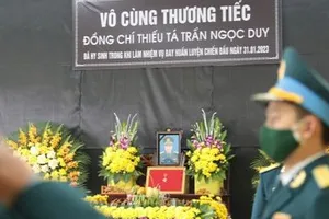 Đề nghị cấp bằng “Tổ quốc ghi công” cho phi công Trần Ngọc Duy