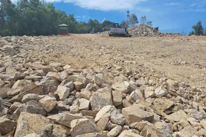 Hiện trường vụ bạt núi Lớn, TP Vũng Tàu