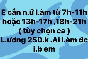 Tuyển dụng… bí ẩn