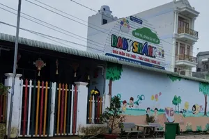 Trường Mầm non tư nhân Baby Shard - nơi xảy ra vụ bé B.A. tử vong