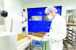 Một công ty sản xuất thuốc ở Nice, Pháp