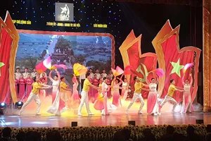 Tiết mục biểu diễn trong Chương trình nghệ thuật Sao Độc lập 2023 diễn ra tại Nhà hát Lớn Hà Nội vào tối 1-9