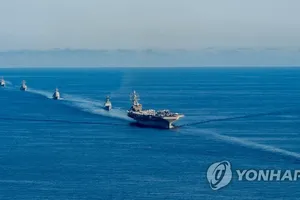 Tàu sân bay Mỹ đến Hàn Quốc