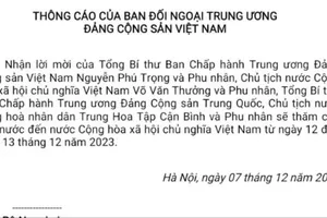 Tổng Bí thư, Chủ tịch Trung Quốc Tập Cận Bình sắp thăm Việt Nam