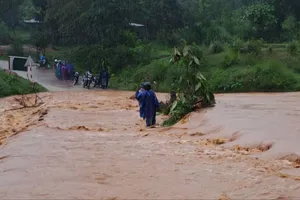 Nhiều địa phương bị ngập lụt do mưa bão