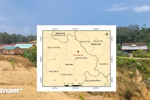 Ba trận động đất liên tiếp tại "điểm nóng" Tây Nguyên sáng 31-3