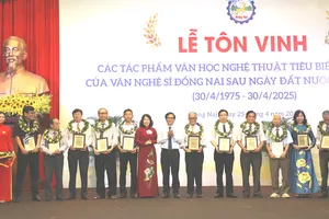 Đồng Nai: Vinh danh 55 tác phẩm văn học- nghệ thuật tiêu biểu 