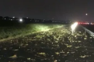 Hiện trường xảy ra sự cố