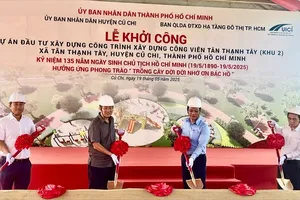 Gần 22 tỷ đồng xây dựng Công viên Tân Thạnh Tây (khu 2) huyện Củ Chi