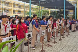 Học sinh tham gia kỳ khảo sát năng lực vào lớp 6 các trường THCS trên địa bàn TP Thủ Đức năm học 2024-2025