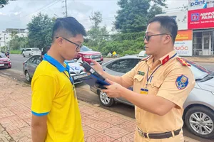 Công an Đắk Lắk tổ chức kỳ sát hạch lái xe đầu tiên