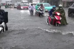 Dự báo hướng đi của áp thấp nhiệt đới, mô hình chiều 10-6. Nguồn: Trung tâm Dự báo khí tượng - thủy văn quốc gia